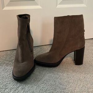 Aquatalia Suede Heeled Boots